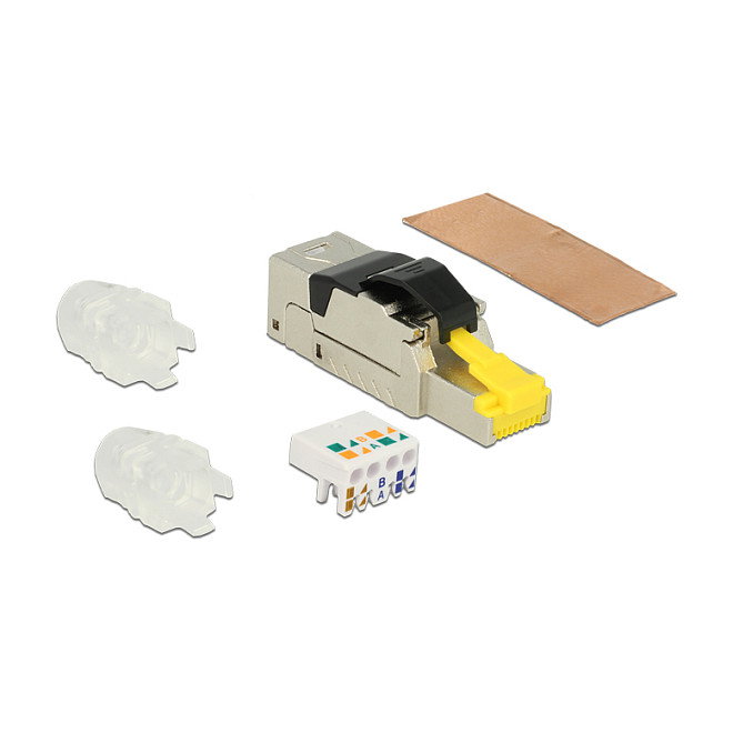 DeLOCK 86285 Conector RJ45 Cat.6A Metálico