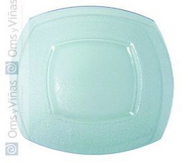 Piles Plato Llano Cristal 32x32 cm (Set de 2)