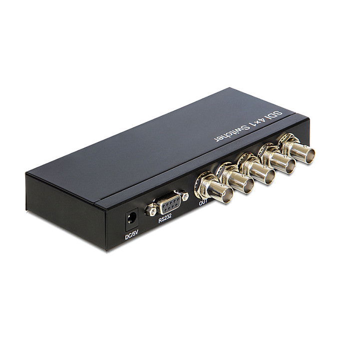 DeLOCK 93251 Conversor de Video 4x HDMI a 1 BNC, 4 Entradas BNC, 1 Salida HDMI, Metal Negro, 82 x 162 x 25 mm DeLOCK 93251 Conversor de Video 4x HDMI a 1 BNC, 4 Entradas BNC, 1 Salida HDMI, Metal Negro, 82 x 162 x 25 mm