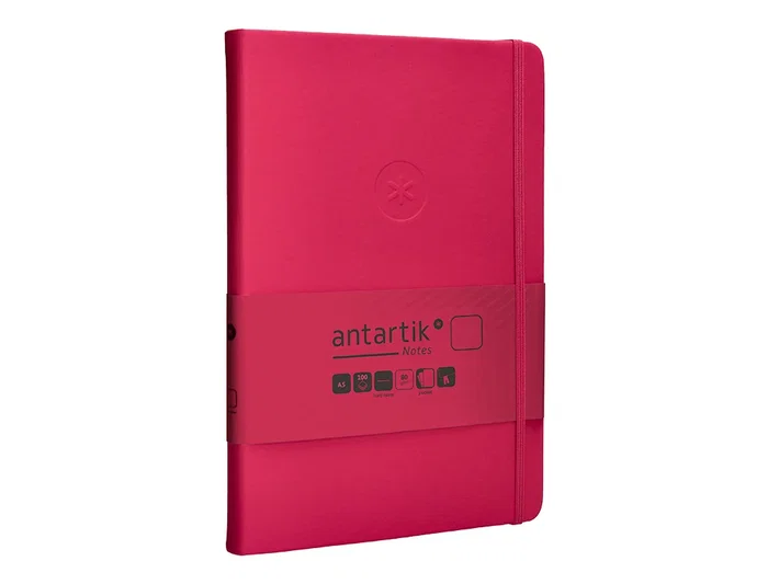 Antartik Cuaderno A5 Tapa Dura Hojas Lisas Burdeos 100 Hojas 80gr FSC
