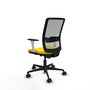 PIQUERAS Y CRESPO Silla de oficina Haches Amarillo y Gris