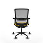 PIQUERAS Y CRESPO Silla de oficina Haches Amarillo y Gris