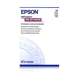 Epson Papel Especial HQ, A3, 100 Hojas, 105g.