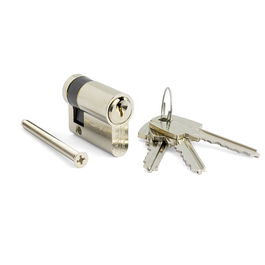 Tesa Bombillo Te-5 5030 30-10 L/Larga Niquelado para Puertas de Seguridad