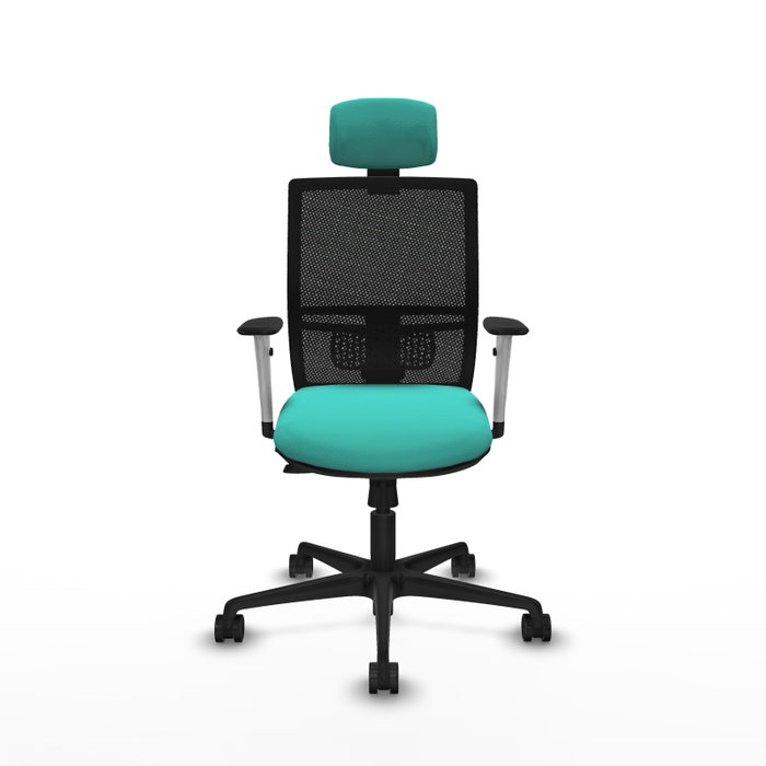 PIQUERAS Y CRESPO Silla de oficina Yunquera Turquesa y Negro PIQUERAS Y CRESPO Silla de oficina Yunquera Turquesa y Negro