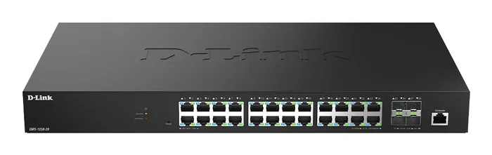 D-Link DMS-1250-28/E Switch Gestionado L2 Negro 24 Puertos 2.5G Ethernet (100/1000/2500) + 4 Ranuras SFP+, Rack, QoS, VLAN, ACL D-Link DMS-1250-28/E Switch Gestionado L2 Negro 24 Puertos 2.5G Ethernet (100/1000/2500) + 4 Ranuras SFP+, Rack, QoS, VLAN, ACL