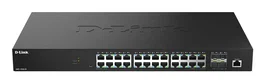 D-Link DMS-1250-28/E Switch Gestionado L2 Negro 24 Puertos 2.5G Ethernet (100/1000/2500) + 4 Ranuras SFP+, Rack, QoS, VLAN, ACL