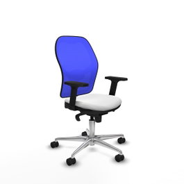 PIQUERAS Y CRESPO Silla de oficina Jorquera Blanco y Azul