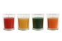 DKD Home Decor Antorcha de Bambú Surtido de 4 Colores Pack de 24 unidades