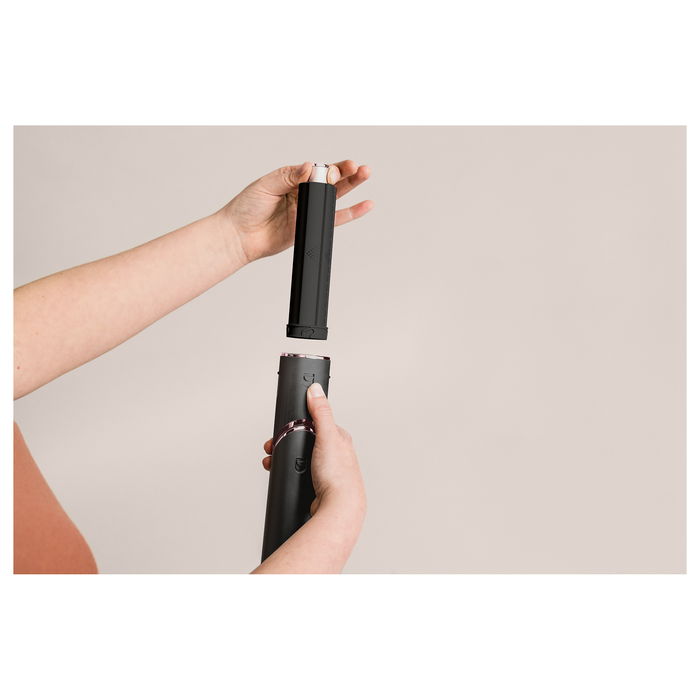 Shark FlexStyle HD424EU Multistyler Caliente para Todo el Pelo Negro y Oro Rosa