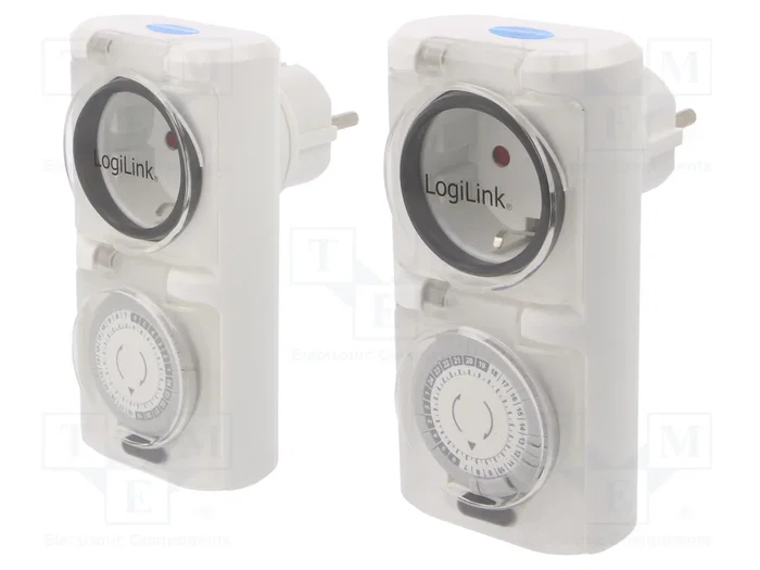 LOGILINK Programador de tiempo analógico 30min÷24h 230VAC/16A LOGILINK Programador de tiempo analógico 30min÷24h 230VAC/16A