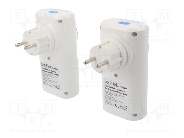 LOGILINK Programador de tiempo analógico 30min÷24h 230VAC/16A LOGILINK Programador de tiempo analógico 30min÷24h 230VAC/16A