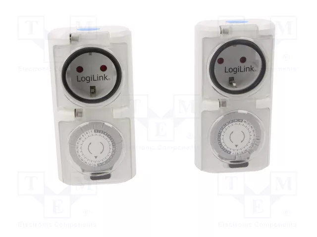LOGILINK Programador de tiempo analógico 30min÷24h 230VAC/16A LOGILINK Programador de tiempo analógico 30min÷24h 230VAC/16A
