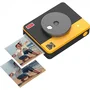 Kodak Mini Shot 3 Retro - Cámara Instantánea e Impresora Fotográfica 2 en 1, Color Amarillo, Fotos 3x3 Pulgadas (7.6x7.6 cm), Bluetooth, CMOS