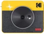 Kodak Mini Shot 3 Retro - Cámara Instantánea e Impresora Fotográfica 2 en 1, Color Amarillo, Fotos 3x3 Pulgadas (7.6x7.6 cm), Bluetooth, CMOS