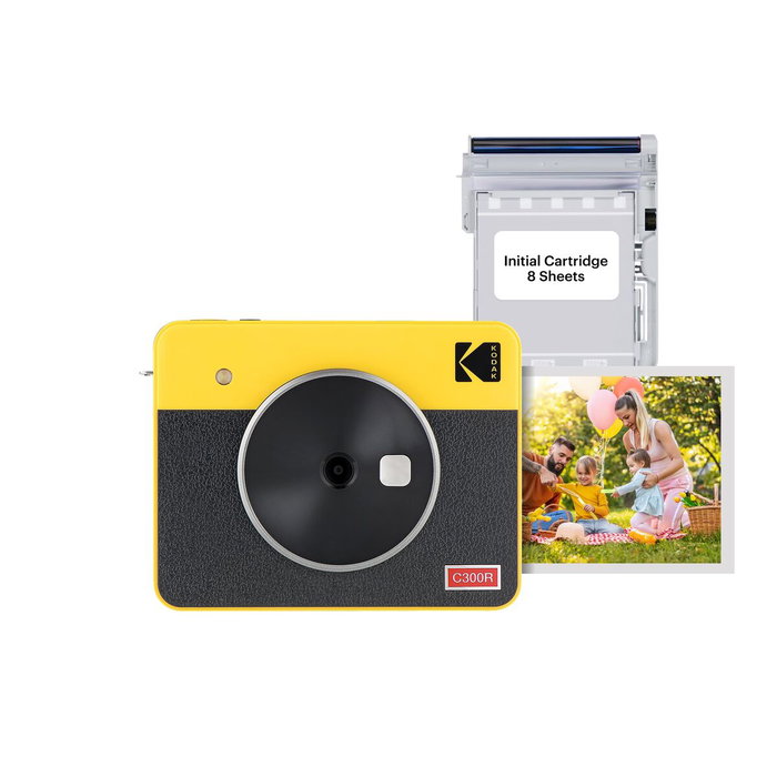 Kodak Mini Shot 3 Retro - Cámara e Impresora Instantánea 2 en 1, con Sensor CMOS, Pantalla LCD de 1.7" y Papel de Regalo Incluido, Color Amarillo Kodak Mini Shot 3 Retro - Cámara e Impresora Instantánea 2 en 1, con Sensor CMOS, Pantalla LCD de 1.7" y Papel de Regalo Incluido, Color Amarillo