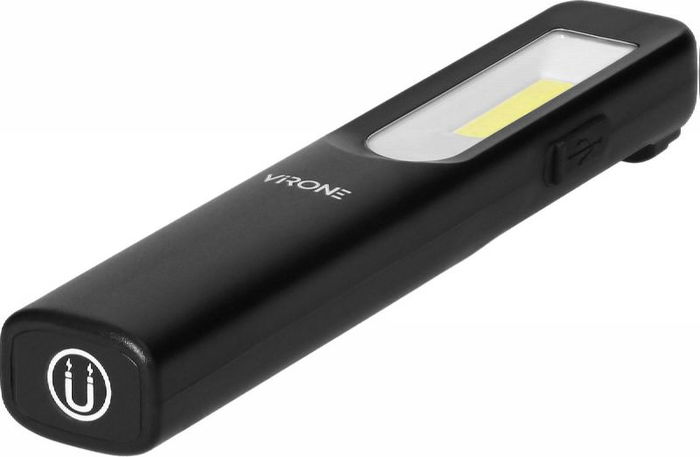 ORNO WL-2 Linterna LED de Taller con Batería Recargable de 1200mAh, Clip e Imán