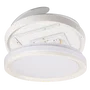 Airevenil Ventilador DC Blanco 59W 5900lm Función Verano-Invierno, 6 Velocidades, Luz LED 3500-4000-6500K, Mando a Distancia, Temporizador, Tijas 10/20 cm