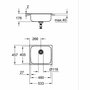 Grohe Fregadero de cocina 31719SD0 Acero inoxidable Integrado desde arriba