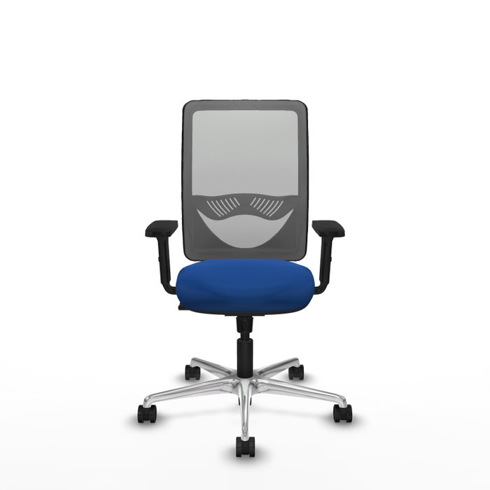 PIQUERAS Y CRESPO Silla de oficina Zulema con mecanismo Sincro, Azul y Gris PIQUERAS Y CRESPO Silla de oficina Zulema con mecanismo Sincro, Azul y Gris