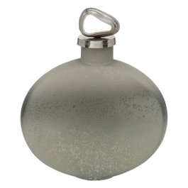Ixia Botella Decorativa Gris-Plata 24 x 9 x 29 cm
