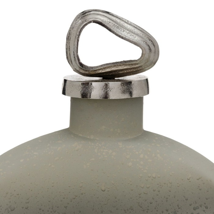 Ixia Botella Decorativa Gris-Plata 24 x 9 x 29 cm