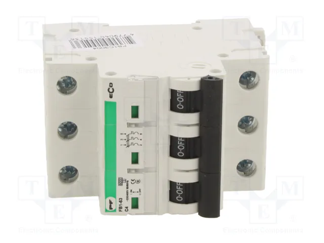 Promfactor Baltic Interruptor magnetotérmico ECO 3 polos 4A Promfactor Baltic Interruptor magnetotérmico ECO 3 polos 4A