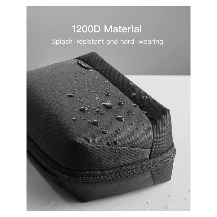 Inateck AB03007 Bolsa de Almacenamiento Rectangular Poliéster Negro 26x15x10 cm con Cremallera