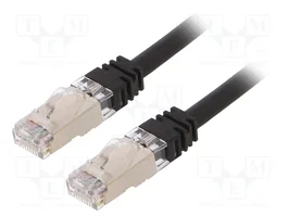 PANDUIT Patch Cord Cat 6a S/FTP 5m Negro