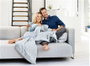 Beurer Manta Eléctrica HD-75 Nordic Gris Tacto Suave Calor Agradable Fabricada con Materiales Reciclados