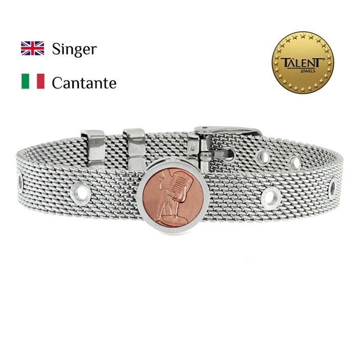 Pulsera Unisex Singer Talent Jewels TJA-4-02-02-1-235 Plateado