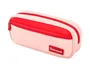 Liderpapel Estuche portatodo Duo 2 cremalleras rosa