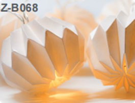 DKD Home Decor Guirnalda LED Blanca con Farolillo 150x5x5 cm