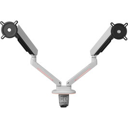 ONE FOR ALL Brazo de Monitor Dual Gaming DM8220 Blanco con RGB