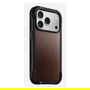 Nomad Rugged Leather Case for iPhone 17 Pro in Rustic Brown Horween
