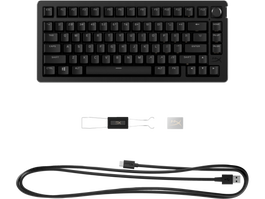 HyperX Alloy Rise 75 7G7A4AA#ABE Teclado Mecanico Gaming Personalizable 75% Negro Retroiluminado