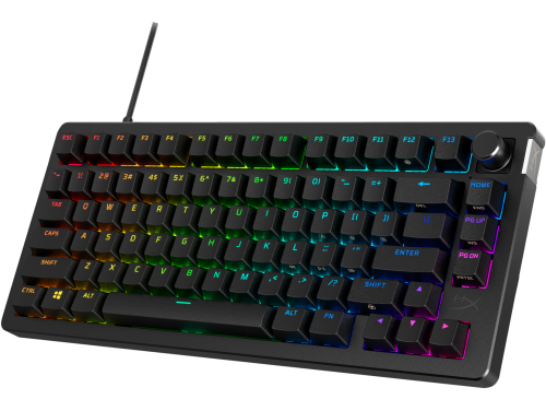 HyperX Alloy Rise 75 7G7A4AA#ABE Teclado Mecanico Gaming Personalizable 75% Negro Retroiluminado HyperX Alloy Rise 75 7G7A4AA#ABE Teclado Mecanico Gaming Personalizable 75% Negro Retroiluminado