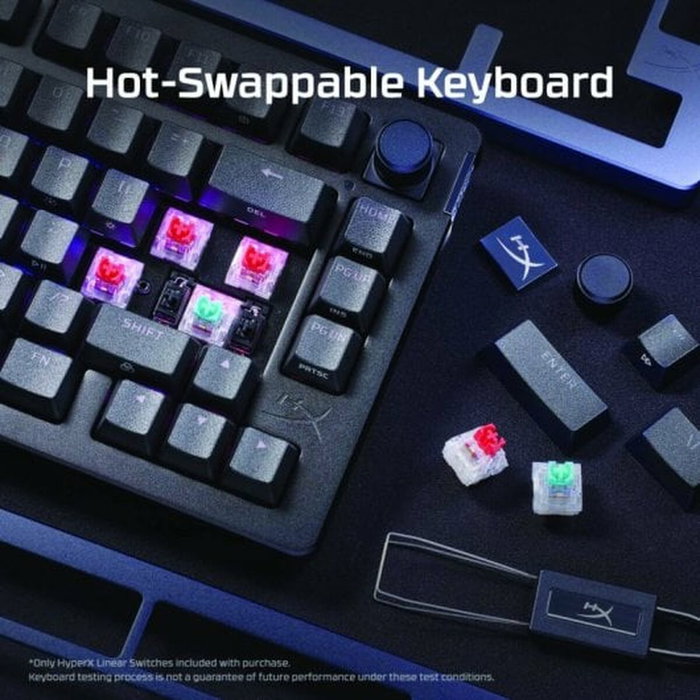 HyperX Alloy Rise 75 Teclado Mecánico para Juegos Negro