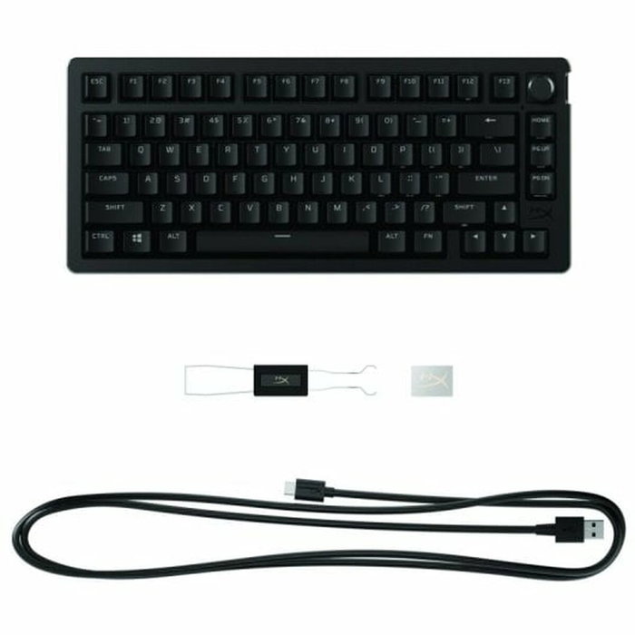 HyperX Alloy Rise 75 Teclado Mecánico para Juegos Negro