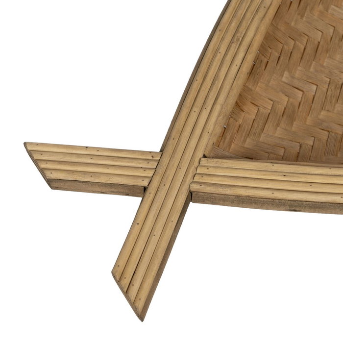 Ixia Pack de 2 Centros de Mesa Natural Bambú Decoración