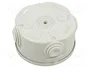 GEWISS GW44002 Caja de conexiones gris con diafragmas