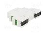 F&F Relé de instalación monoestable DPDT 24VAC/24VDC