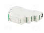 F&F Relé de instalación monoestable DPDT 24VAC/24VDC