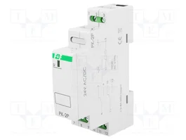 F&F Relé de instalación monoestable DPDT 24VAC/24VDC