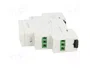 F&F Relé de instalación monoestable DPDT 24VAC/24VDC