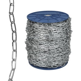 WOLFPACK LINEA PROFESIONAL Cadena Zincada en Rollo de 4 mm, 84 metros
