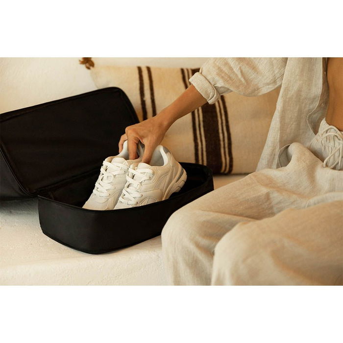 Numada Bolsa de avión negra 25-35 l, apta para aerolíneas bajo coste, con bolsillo portátil y resistente al agua Numada Bolsa de avión negra 25-35 l, apta para aerolíneas bajo coste, con bolsillo portátil y resistente al agua