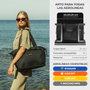 Numada Bolsa de avión negra 25 - 35 l