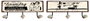 DKD Home Decor Perchero de Pared de Metal con 3 Colgadores, Surtido Negro y Blanco
