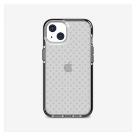 Tech21 EvoCheck Funda para iPhone 13 - Negro y Transparente